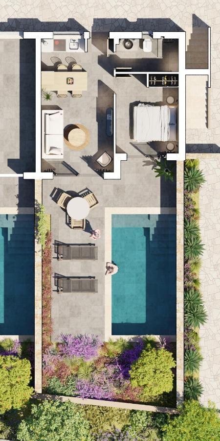 Pnoes Luxury Suites Paliouri Bagian luar foto