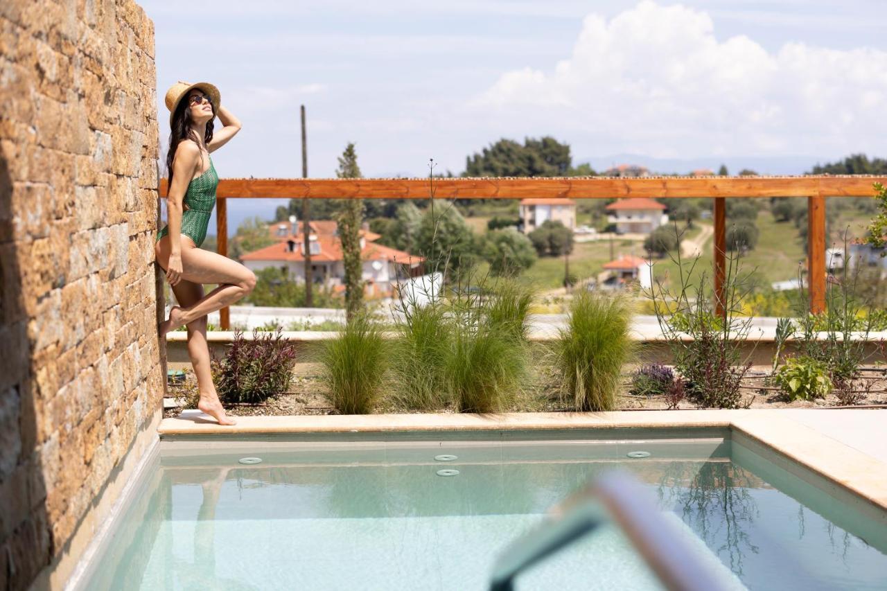 Pnoes Luxury Suites Paliouri Bagian luar foto
